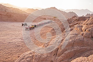 Quad motorbike safari in desert, Sharm el Sheikh, Egypt