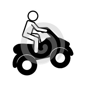 quad motorcycle extreme sport