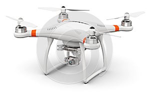 Quadcopter drone with 4K video and photo camera