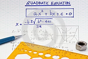 Quadratic equations photo