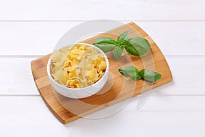 Quadretti - square shaped pasta