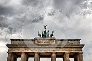 Quadriga on Brandenburg Gate photo