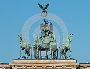 Quadriga on the Brandenburg Gate photo