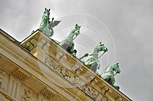 The Quadriga on the Brandenburg Gate photo