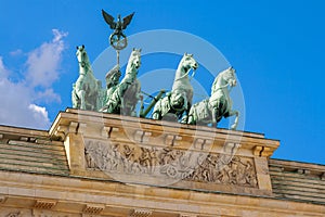 Quadriga statue. Berlin, Germany photo