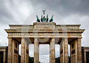 Quadriga on Top of the Brandenburger Tor (Brandenburg Gate)