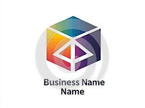 A quadrilateral with stripes in the colors of Regenbogen