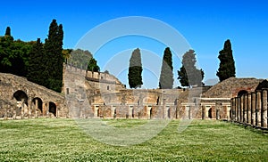 The Quadriportico (Gladiators Barracks), Pompeii photo