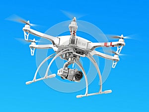 Quadrocopter drone with camera