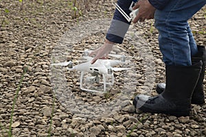 Quadrocopter. The use of unmanned aerial vehicles during the war.Reconnaissance of the enemy's actions