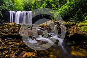 Quadrul falls, Martins Fork Wildlife Management Area