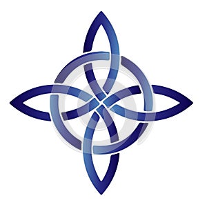 Quadruple Celtic Knot spiritual symbol