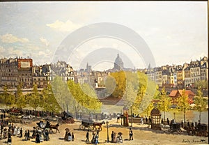 Quai du Louvre, Claude Monet