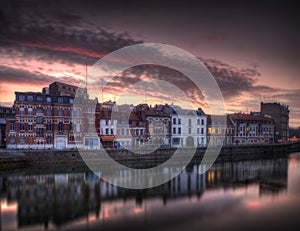 Quai du wault in Lille - France