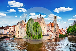 Quai of the Rosary in Bruges photo