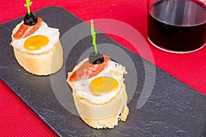 Quail egg tapa photo