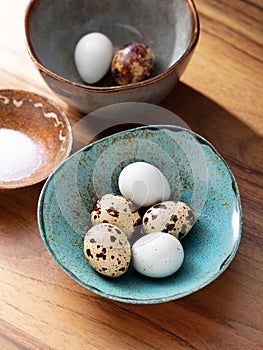 Quail eggs