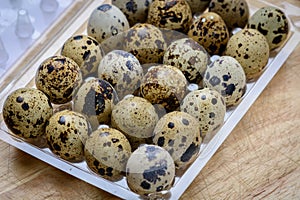 Quail Eggs as morning breackfast.