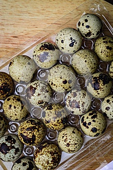 Quail Eggs as morning breackfast.