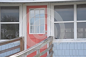 Quaint beach cottages line the A1A Highway in North Florida