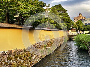 Quaint Charm: Naga-machi\'s Historic Wooden District, Kanazawa, Ishikawa, Japan