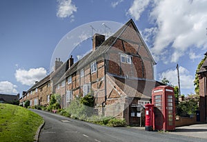 Quaint charming British village scene