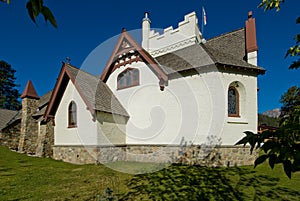 Quaint Church in Jasper Alberta