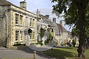 Quaint Cotswold cottages, Burford, Oxfordshire, UK