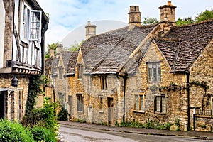 Quaint Cotswolds village of Castle Combe, England