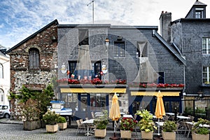 Quaint Little Cafe in Honfleur Normandy