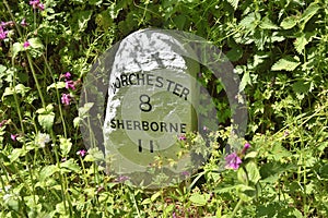 Quaint Milestone of South West England