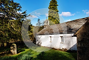 Quaint rural stone church Wythburn, Cumbria