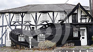 A quaint village pub in the countryside of Devon England