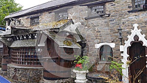 A quaint village pub in the countryside of Devon England