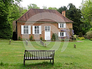 Quaker friends meeting house at Jordans, Buckinghamshire, England, UK. photo