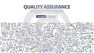 Quality Assurance Doodle Banner