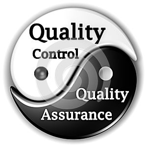 Quality assurance and Quality Control Ying-Yang photo