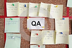 QA tasks photo
