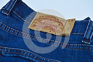 Levi Strauss 501 label