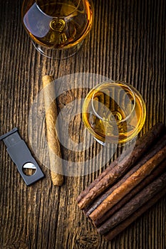 quality cigars and cognac