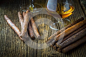 quality cigars and cognac