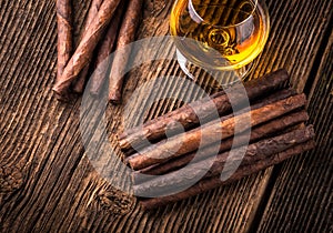 quality cigars and cognac