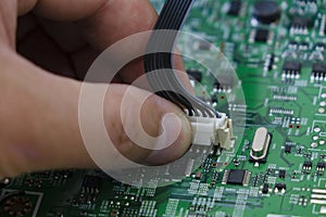 Quality control and assembly of SMT printed components on circuit board