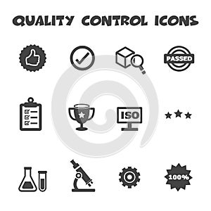 Quality control icons