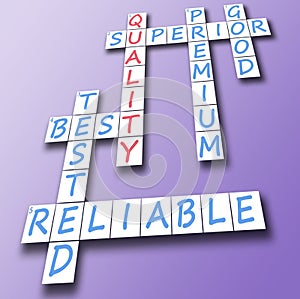 Quality on crossword