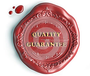 Quality guarantee seal wax photo