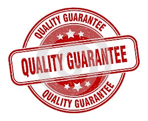 quality guarantee stamp. quality guarantee round grunge sign.