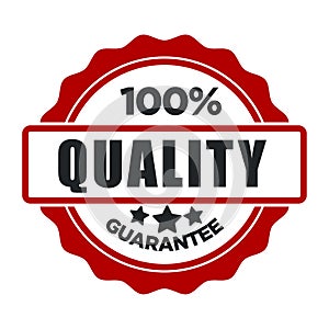 Quality guarantee, warranty seal, best choice isolated icon