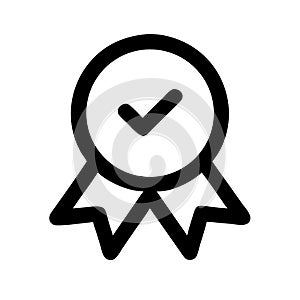 Quality icon vector