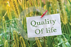 Quality of Life